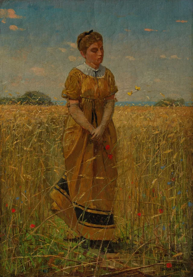 Atravesando el centeno, Winslow Homer