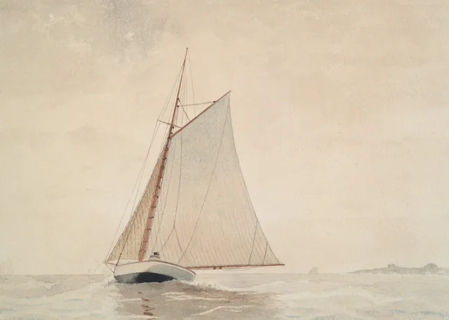 Velero frente a Gloucester, Winslow Homer