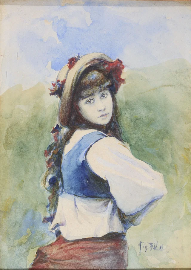Menina de chapéu, Władysław Podkowiński