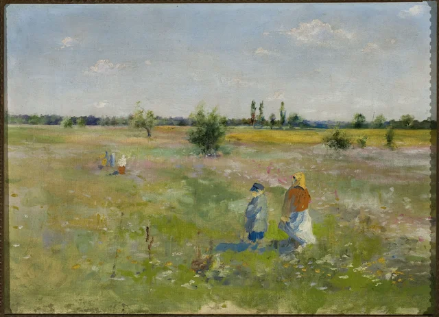 No prado, Władysław Podkowiński