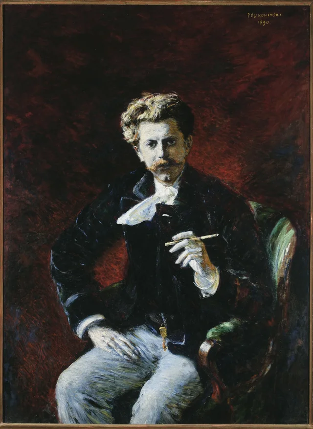 Retrato de Czesław Jankowski, Władysław Podkowiński