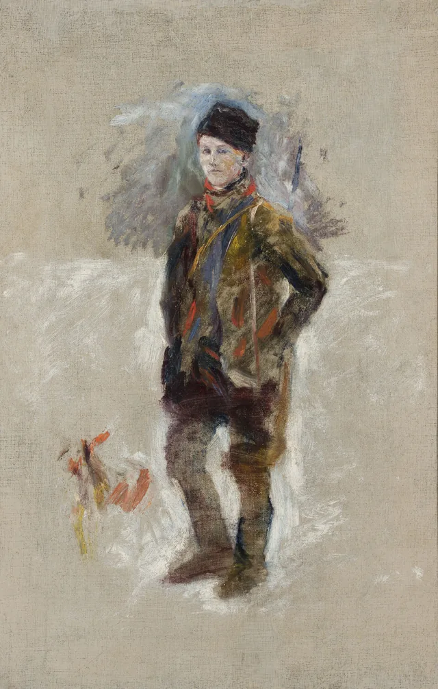 Retrato de Gościmiński, esboço, Władysław Podkowiński