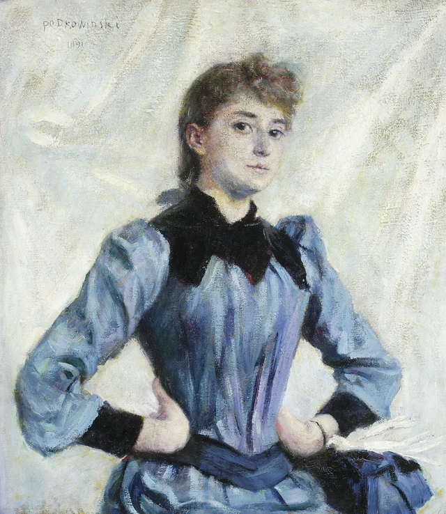 Estudio de una rubia, Władysław Podkowiński