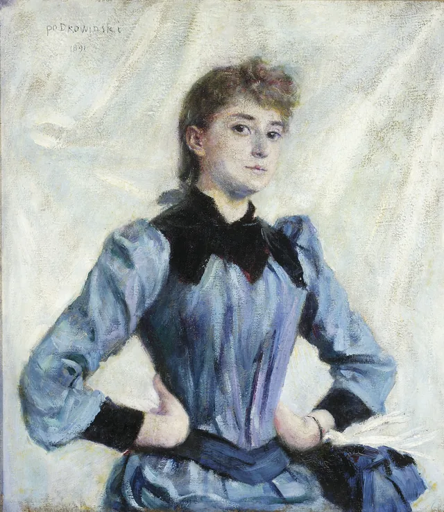 Estudo de uma loira, Władysław Podkowiński
