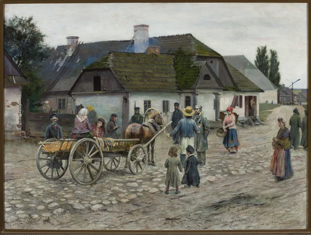 Rua em Siennica, Władysław Podkowiński