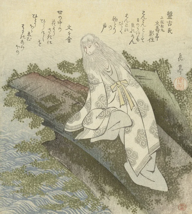 盤古氏, 八島岳亭