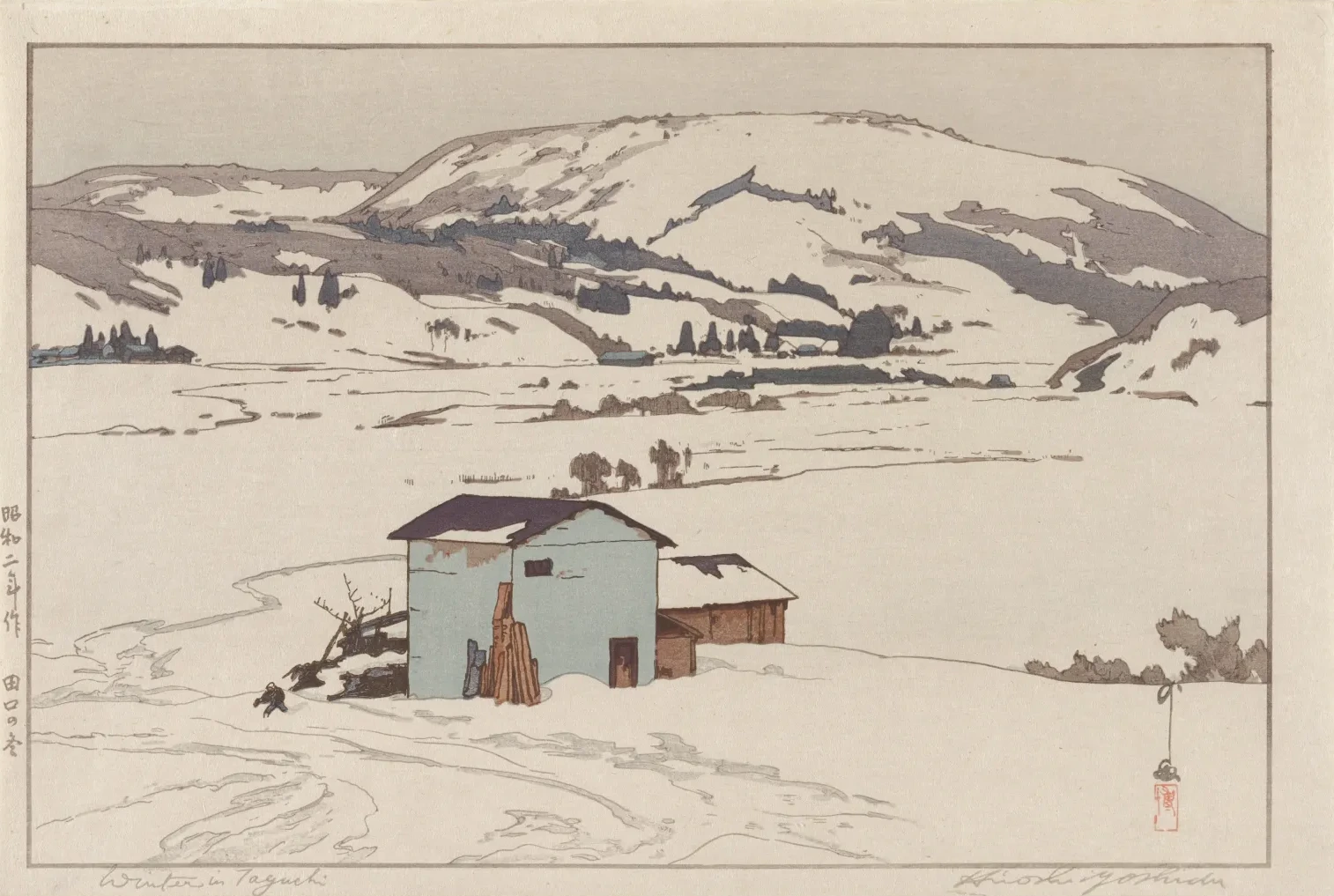 Winter in Taguchi, Yoshida Hiroshi