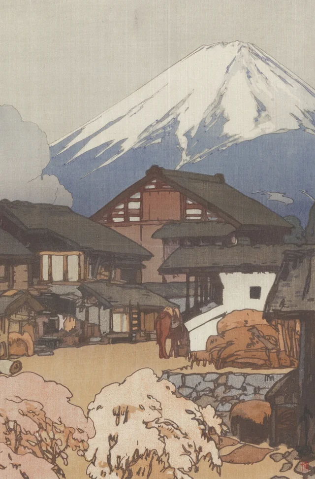 Funatsu, de la série Dix vues du mont Fuji, Yoshida Hiroshi