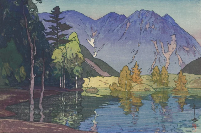 Hodakayama, de la serie Doce temas de los Alpes japoneses