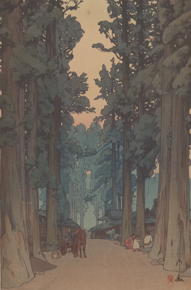Cryptomeria Avenue, Yoshida Hiroshi