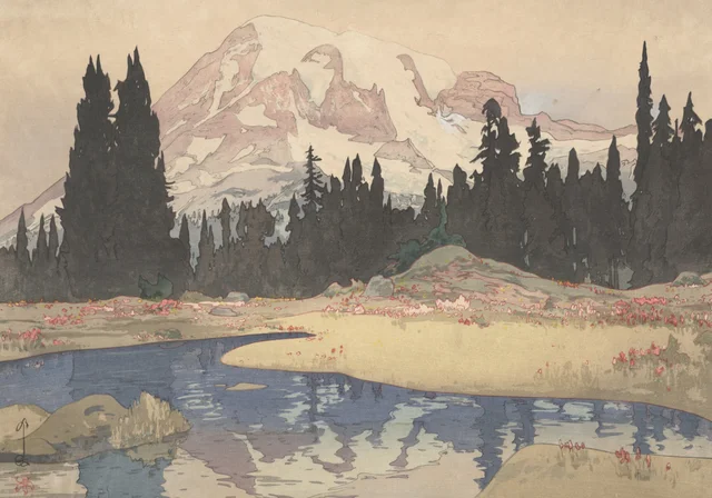 El monte Rainier, de la serie Estados Unidos