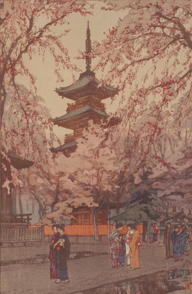 Le parc d'Ueno, Yoshida Hiroshi