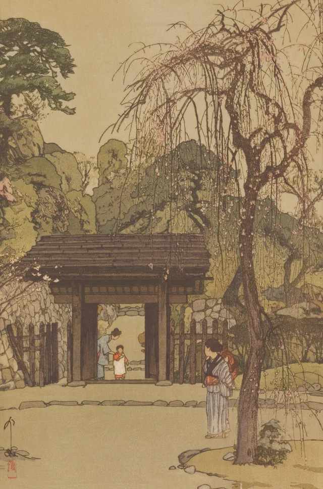 Plum Gateway, Yoshida Hiroshi