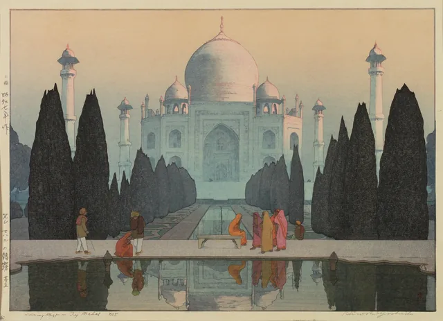 The Taj Mahal in Morning Mist, No.5