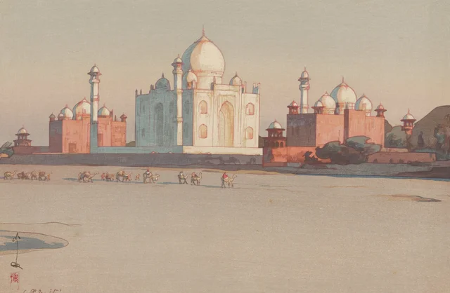 The Outskirts of Agra No. 3, Yoshida Hiroshi