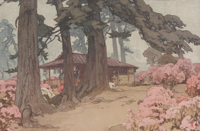 Teahouse, Yoshida Hiroshi