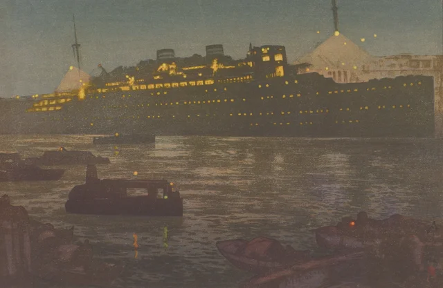 Noche en el puerto, Yoshida Hiroshi