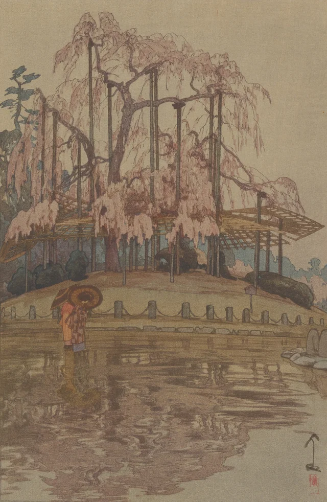 Spring Rain, Yoshida Hiroshi