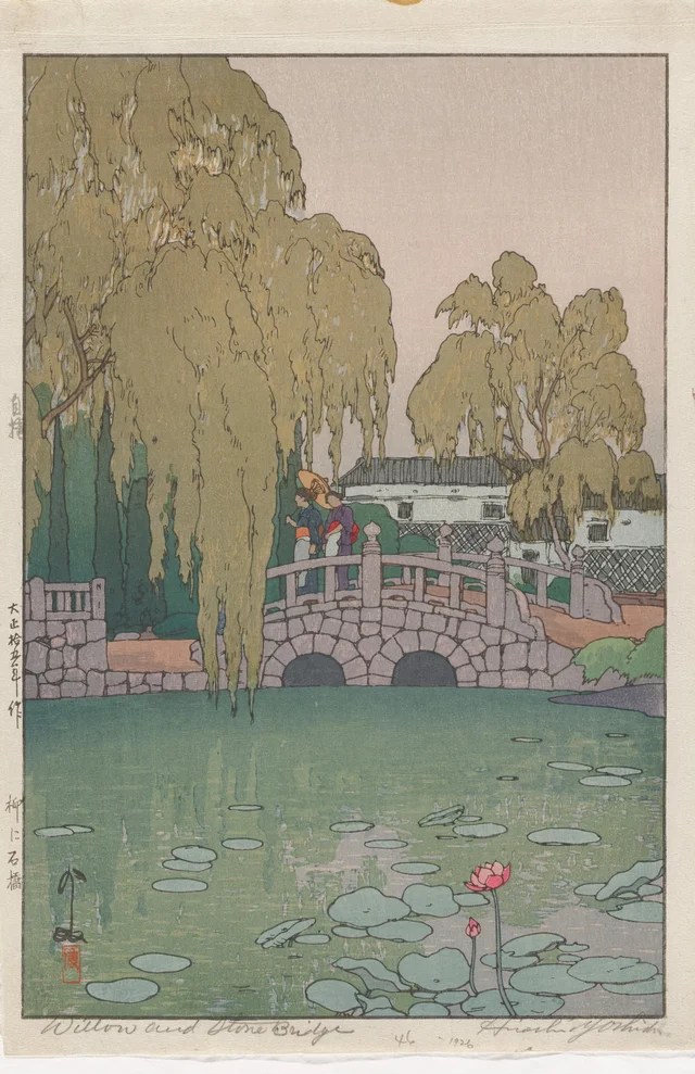 Willow and Stone Bridge