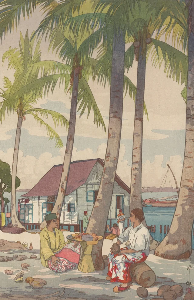 Singapur, de la serie India y Sudeste Asiático, Yoshida Hiroshi