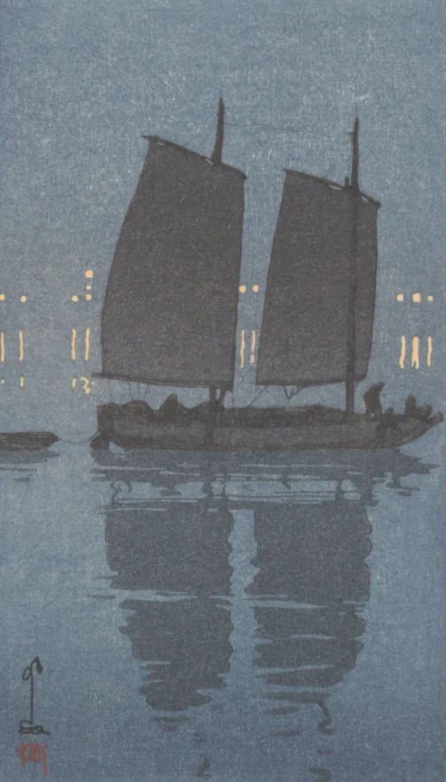 A Junk, printing order no. 1 (keyblock impression), Yoshida Hiroshi