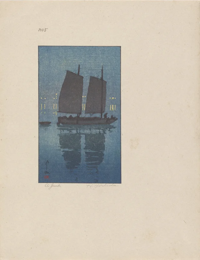 A Junk, Plate No. 5, Yoshida Hiroshi