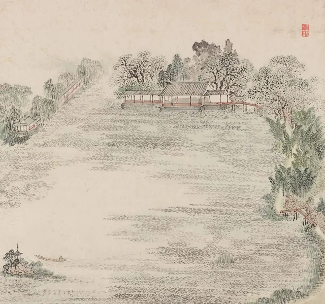 Peintures du jardin Zhi