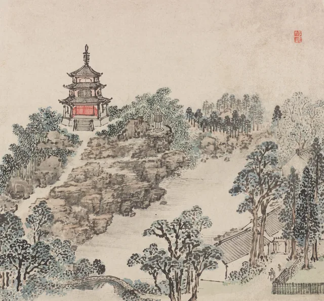Peintures du jardin Zhi